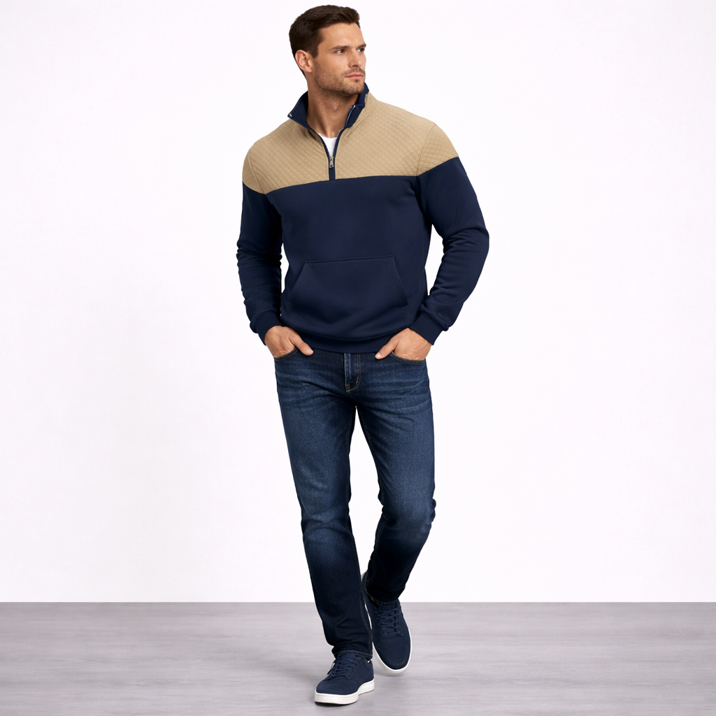Martin | Suéter Houston De Algodón Bicolor