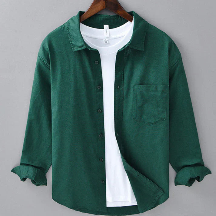 LORENZO | CAMISA DE ALGODÓN Y LINO