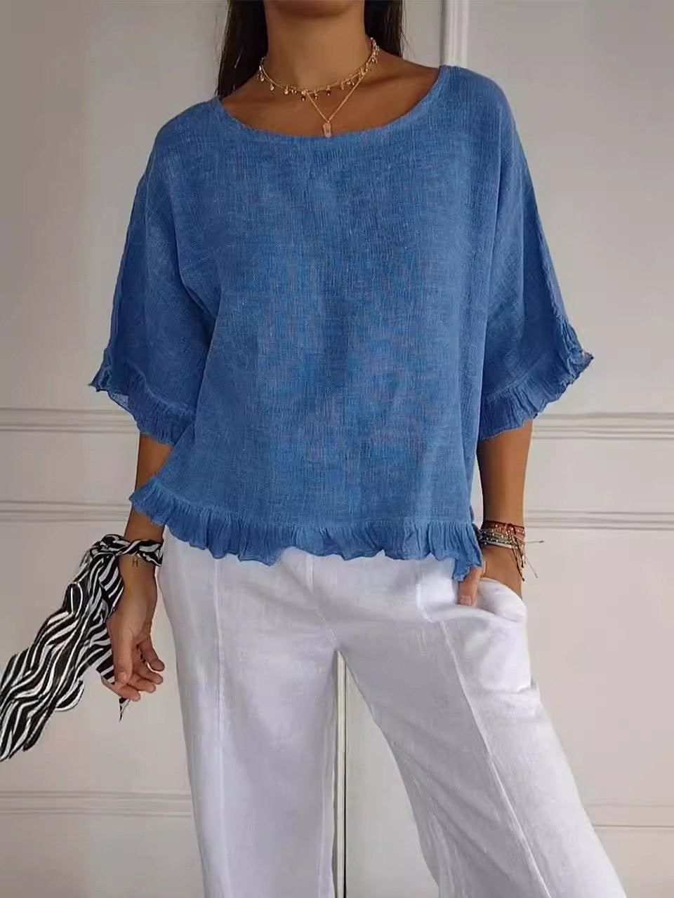 Claudia™ | Blusa Casual Elegante