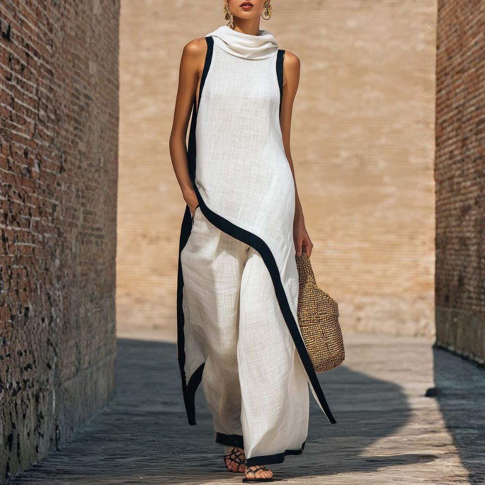LEONORA | COMPLETO LINO ELEGANTE