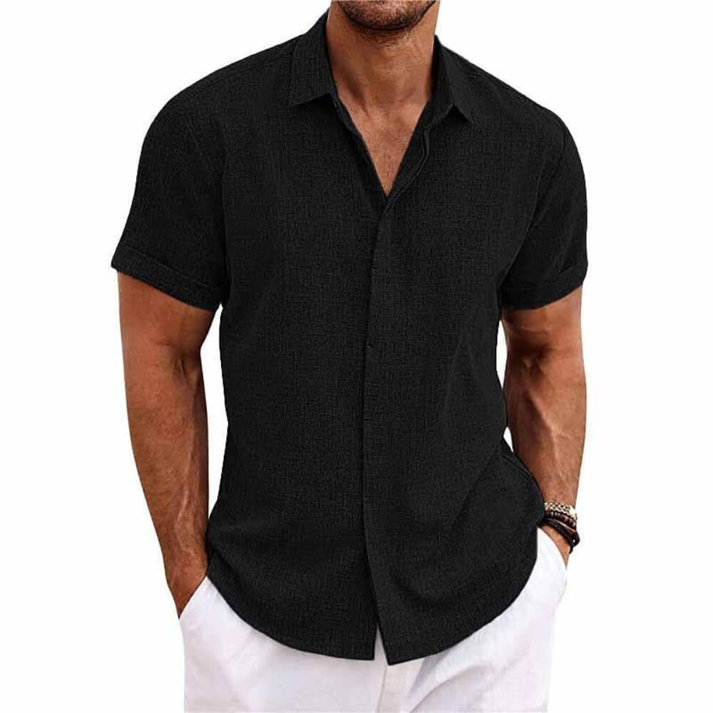 KEVIN | CAMISA ELEGANTE DE MANGA CORTA PARA HOMBRE