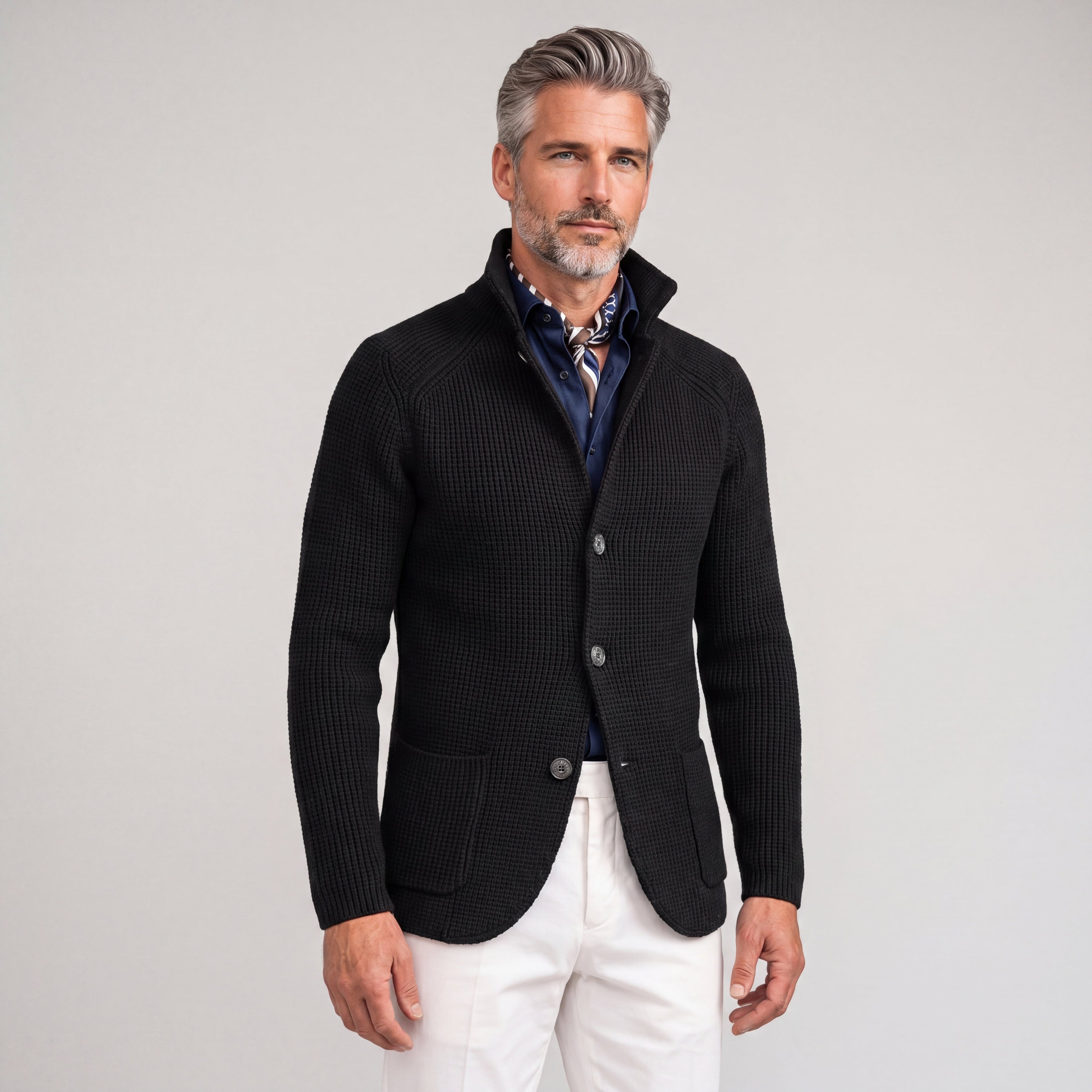 RUBÉN | CÁRDIGAN ELEGANTE CON BOLSILLOS