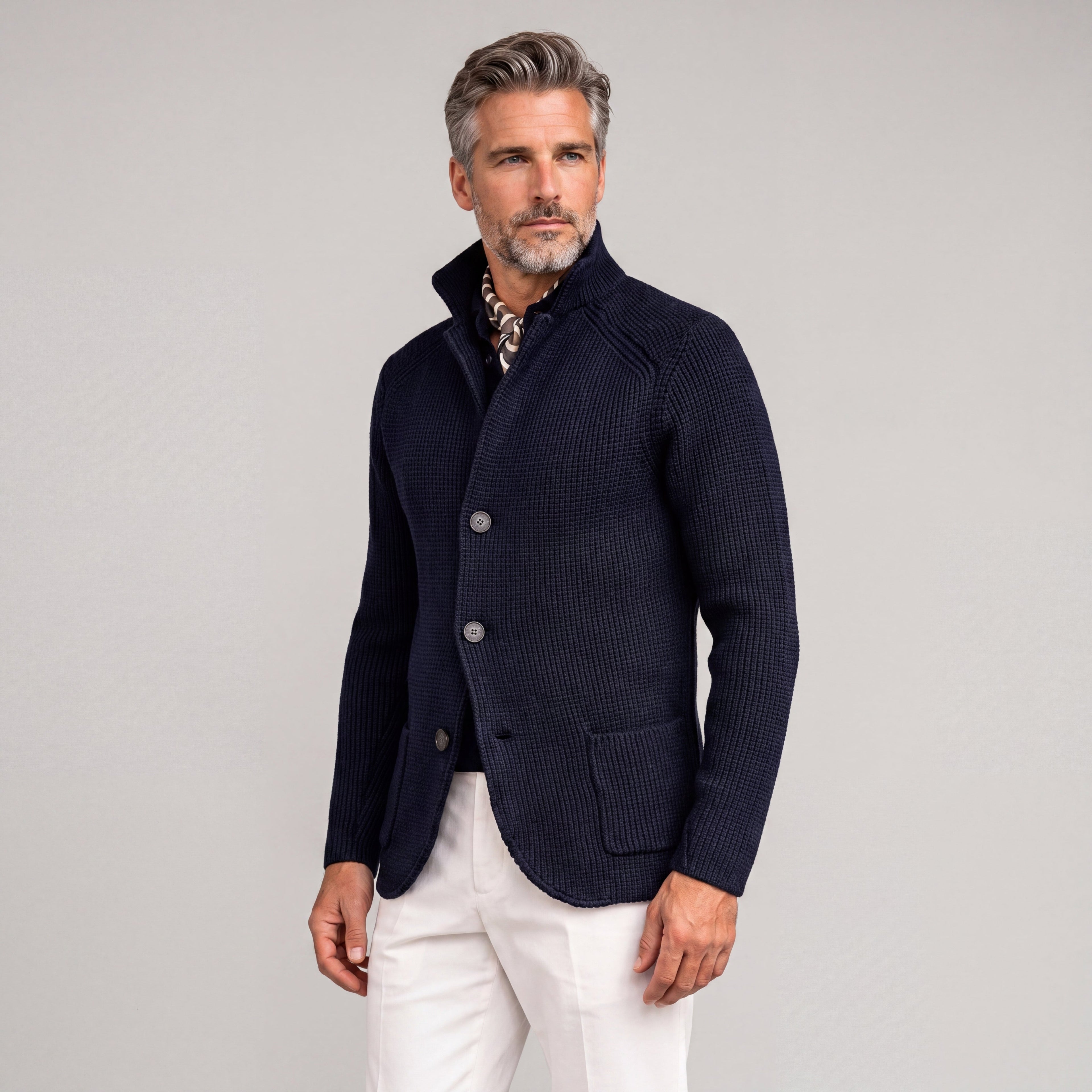 RUBÉN | CÁRDIGAN ELEGANTE CON BOLSILLOS