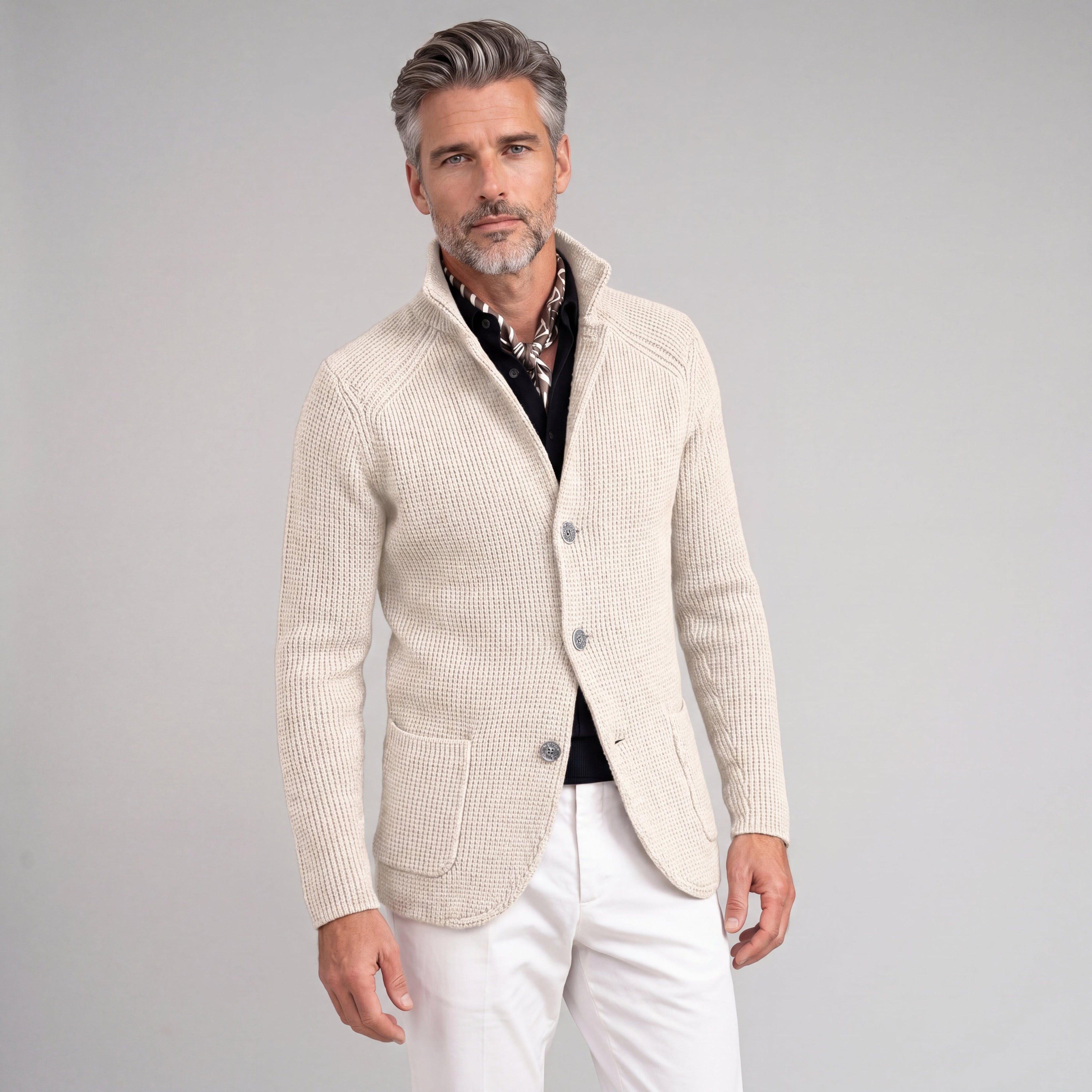 RUBÉN | CÁRDIGAN ELEGANTE CON BOLSILLOS