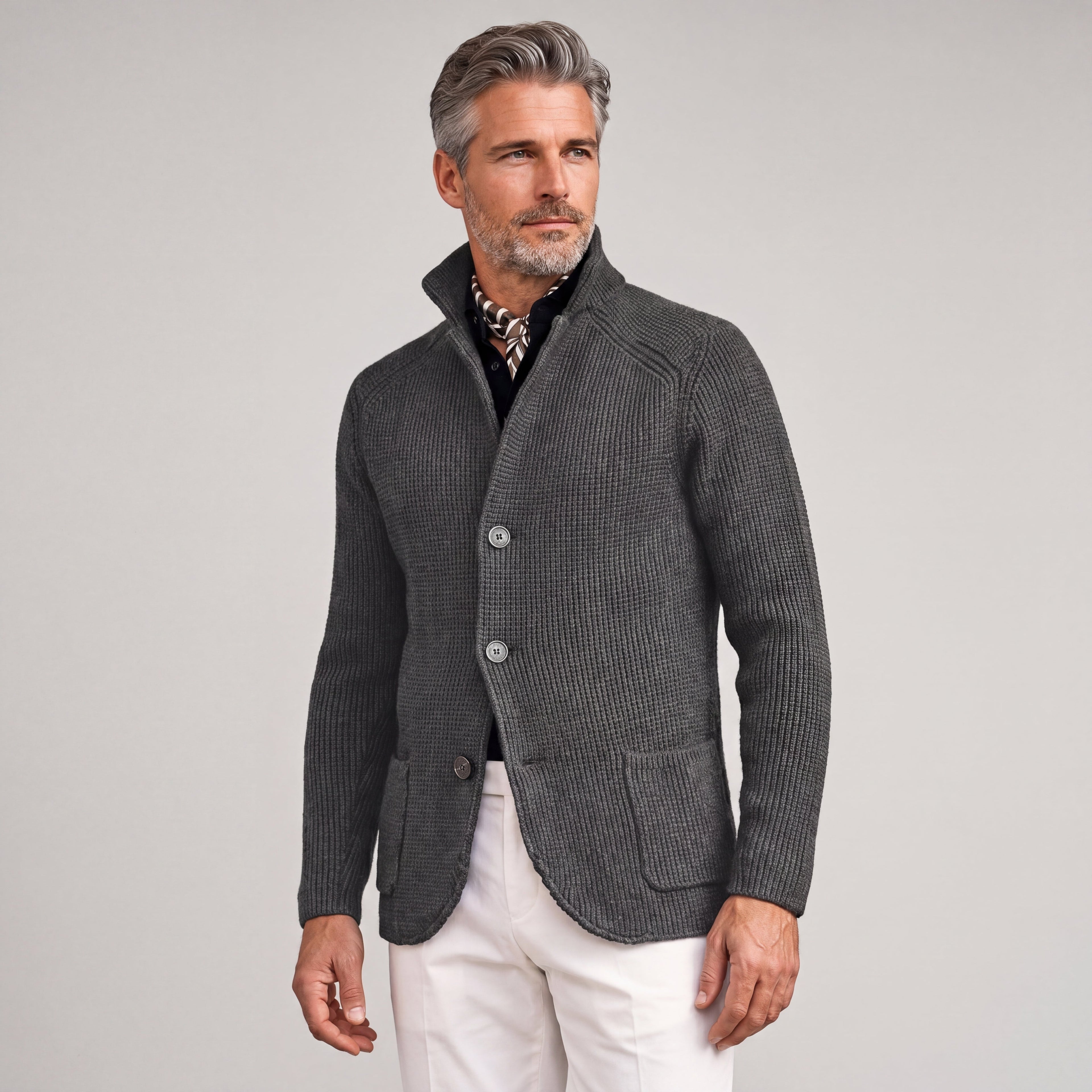 RUBÉN | CÁRDIGAN ELEGANTE CON BOLSILLOS