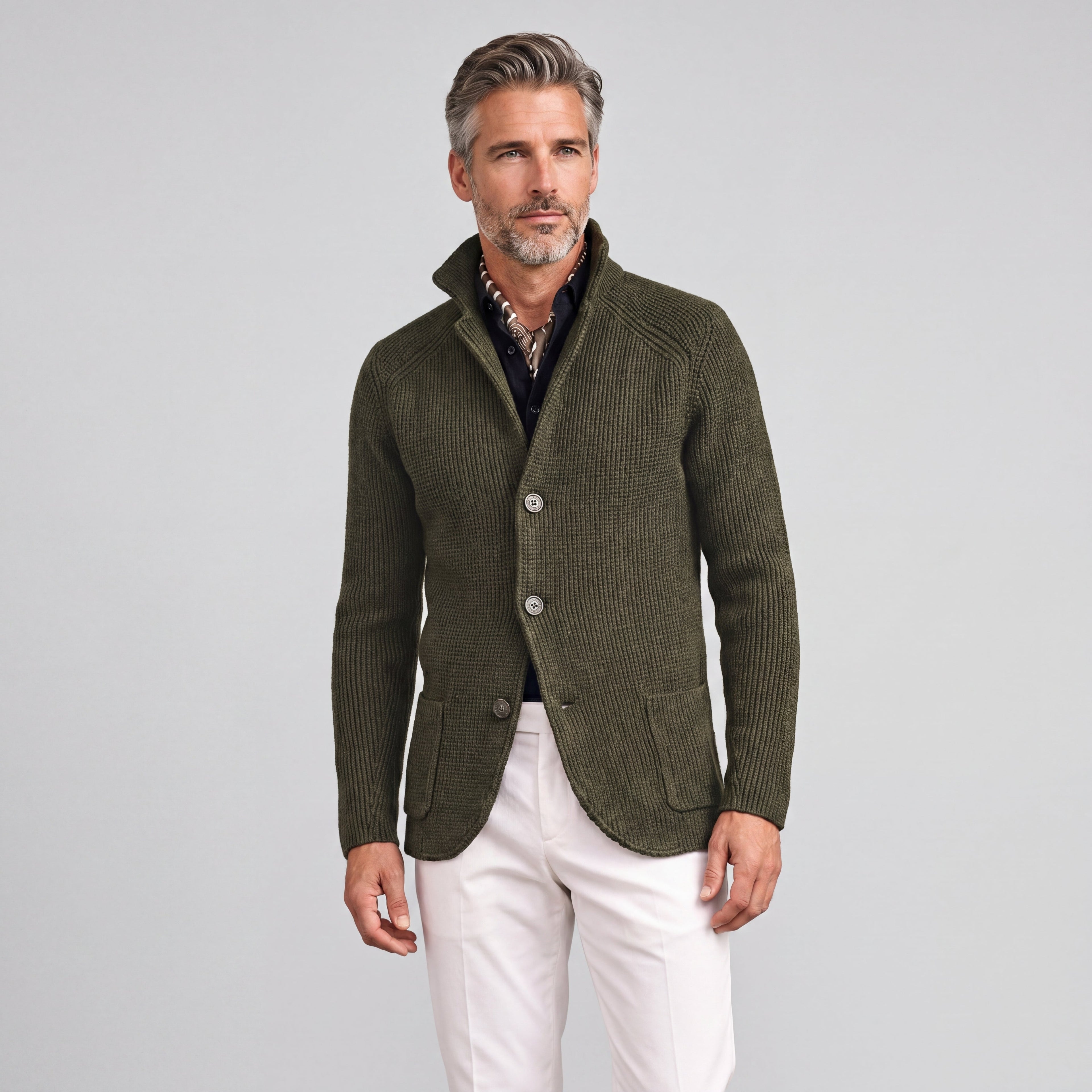 RUBÉN | CÁRDIGAN ELEGANTE CON BOLSILLOS