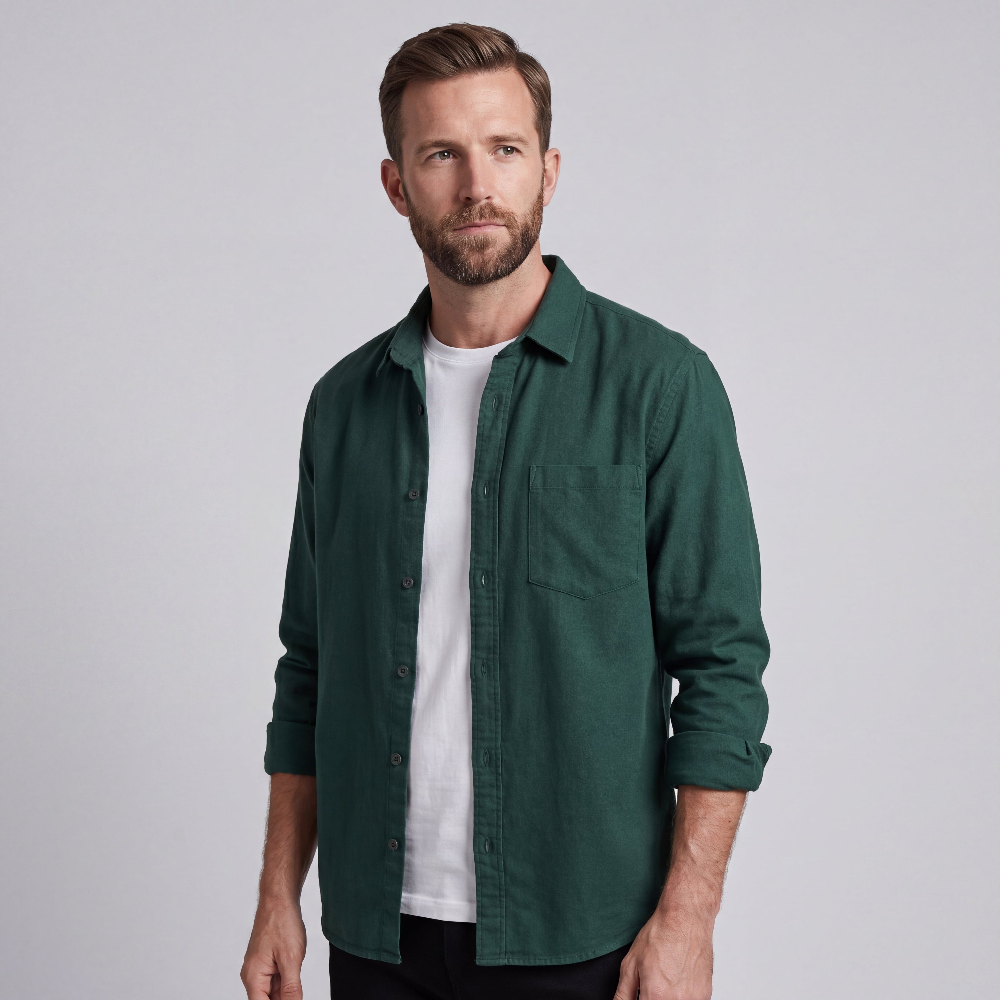 LORENZO | CAMISA DE ALGODÓN Y LINO