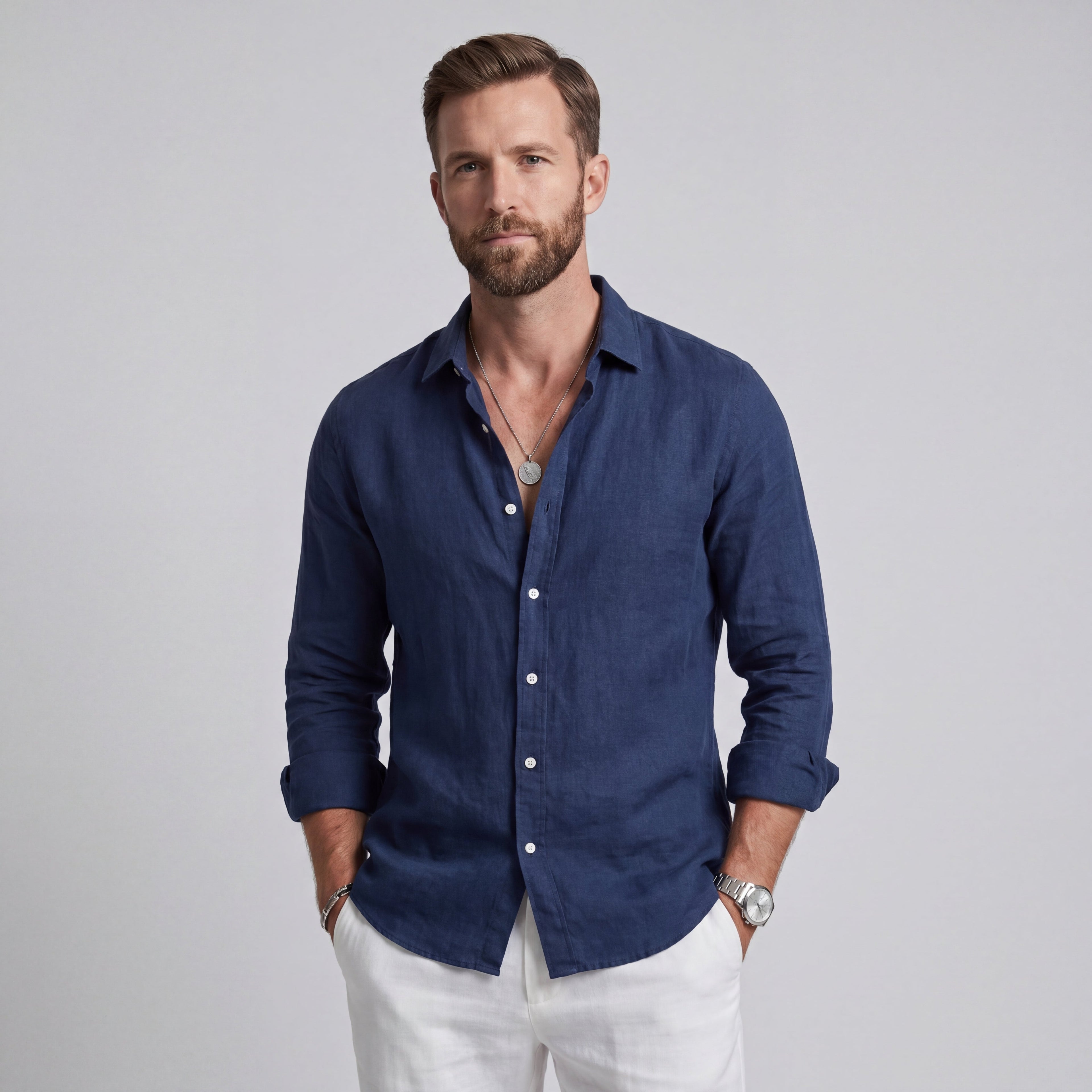 CHRISTOFER | CAMISA VERANIEGA DE CORTE HOLGADO