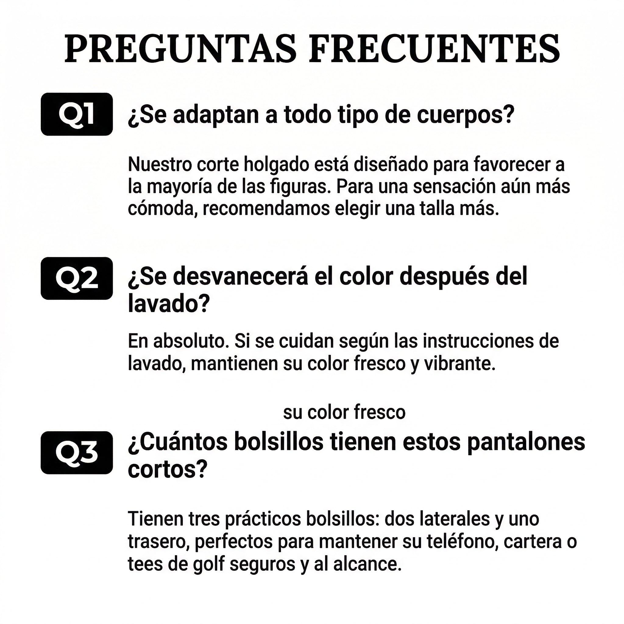 Chino corto elástico