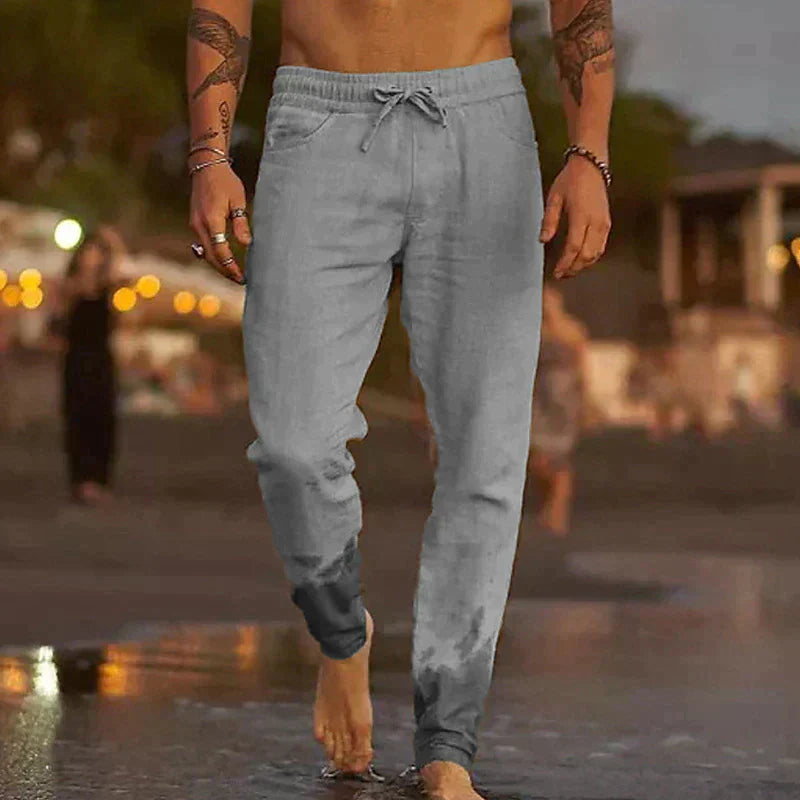 Matteo | Pantalones de Playa de Lino