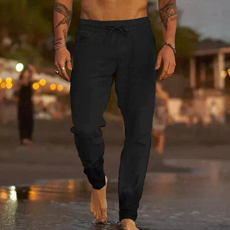 Matteo | Pantalones de Playa de Lino