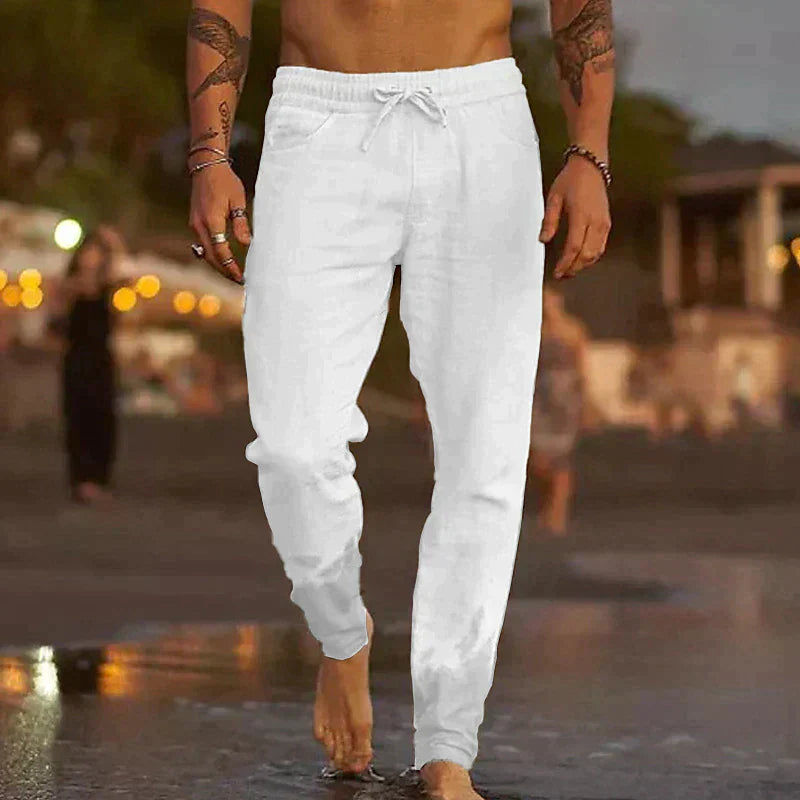 Matteo | Pantalones de Playa de Lino
