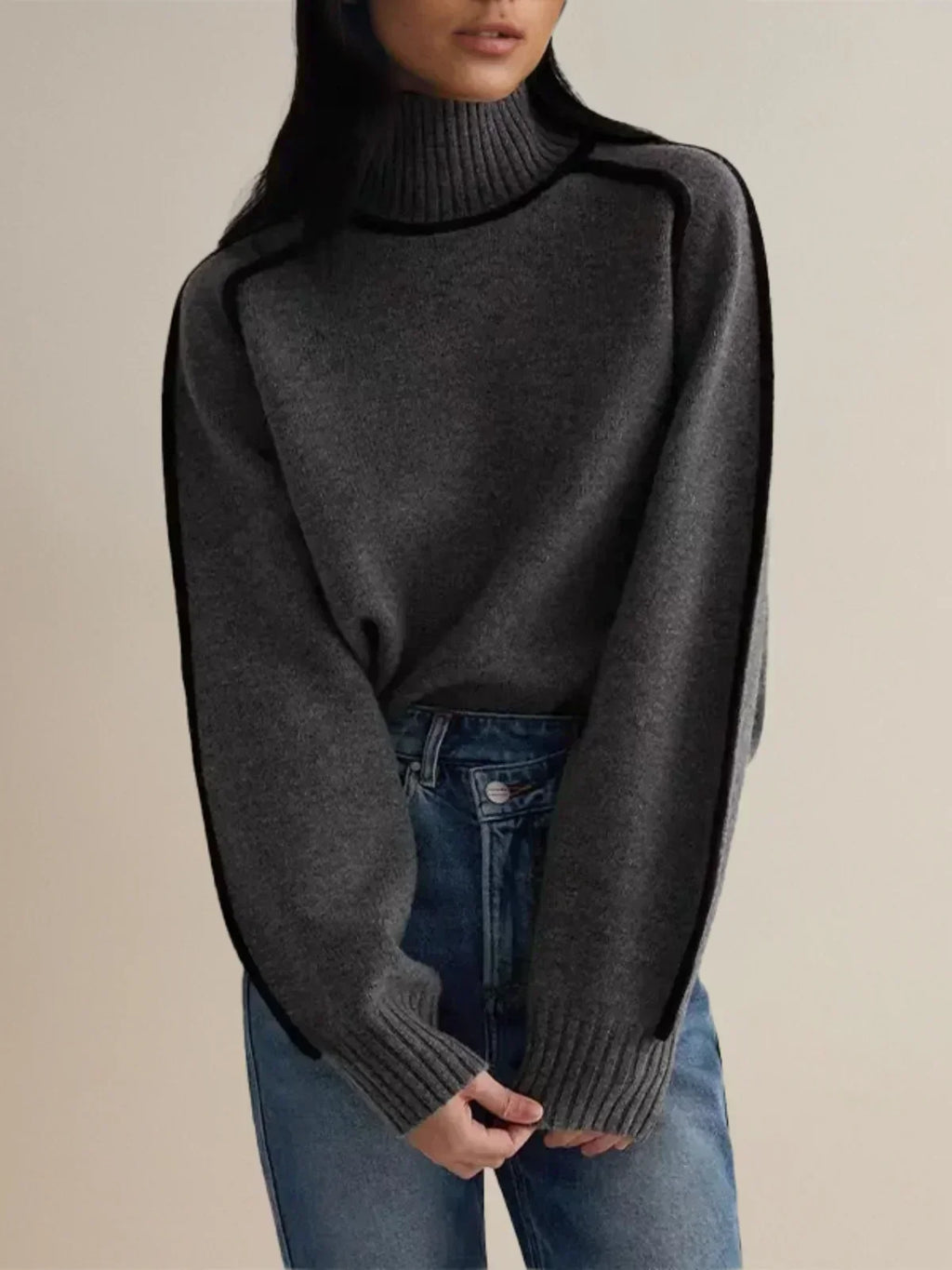 Donna | Elegante suéter de cuello alto
