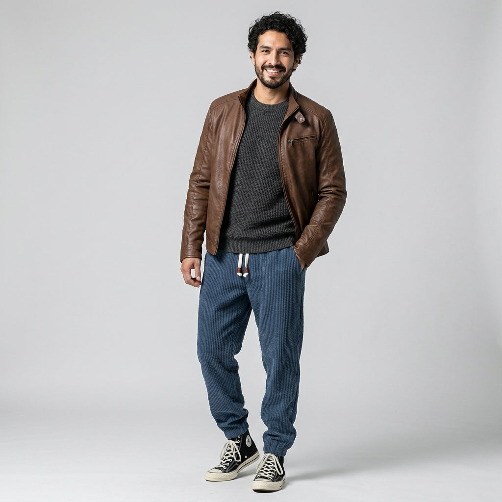 Pantalón Jogger de Pana Oversize