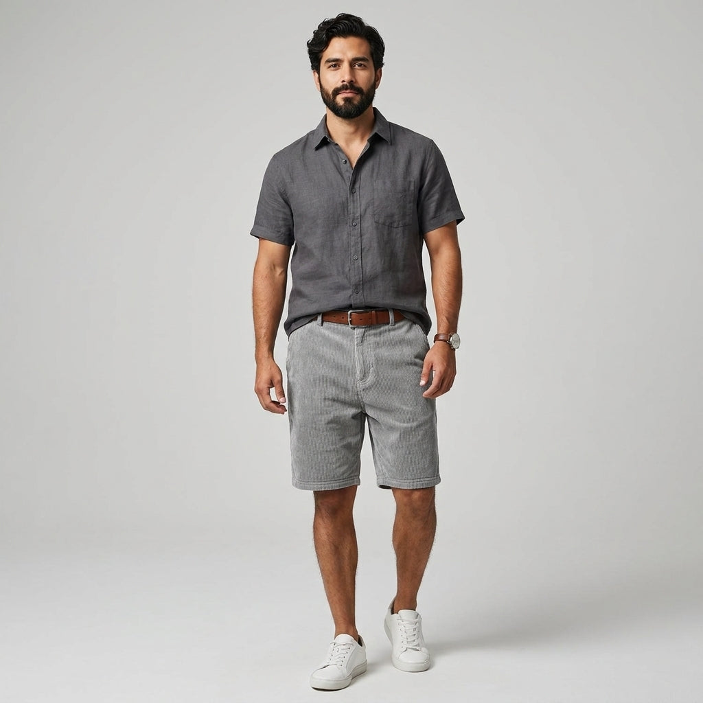 Pantalones de Terciopelo Cortos