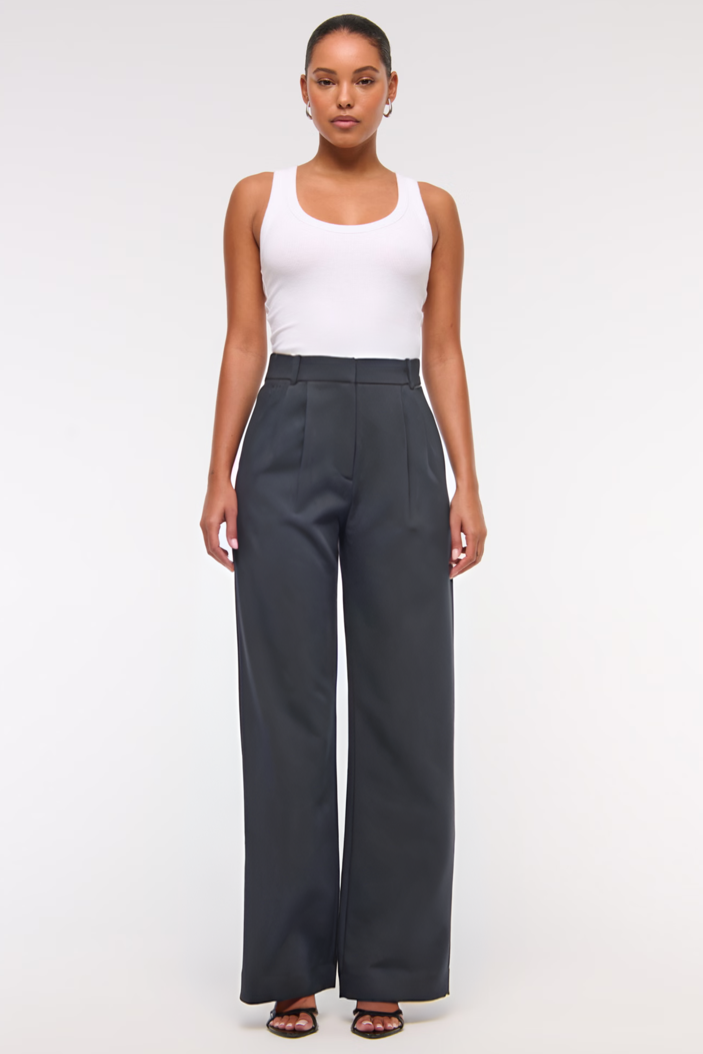 Tinashe Pantalones Tailored de Pierna Ancha