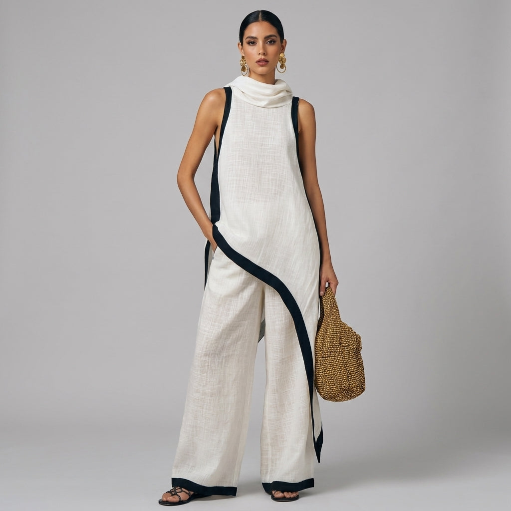 LEONORA | COMPLETO LINO ELEGANTE