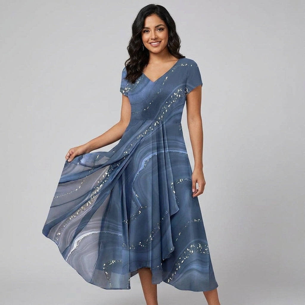 BEATRIZ | VESTIDO MIDI FLUIDO