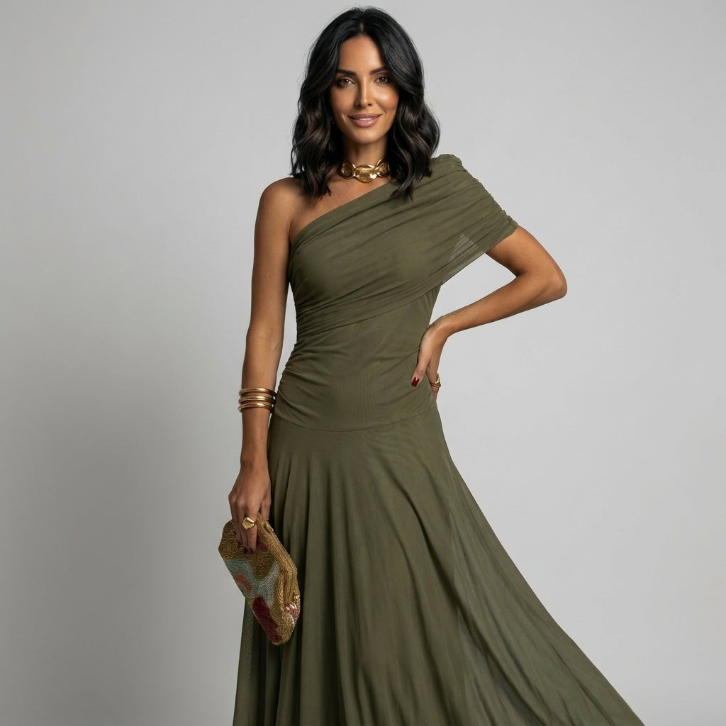 Vestido Toledo en verde