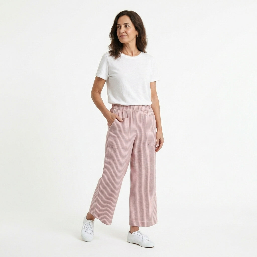 Lumiere Pantalones Livianos de Corte Relajado