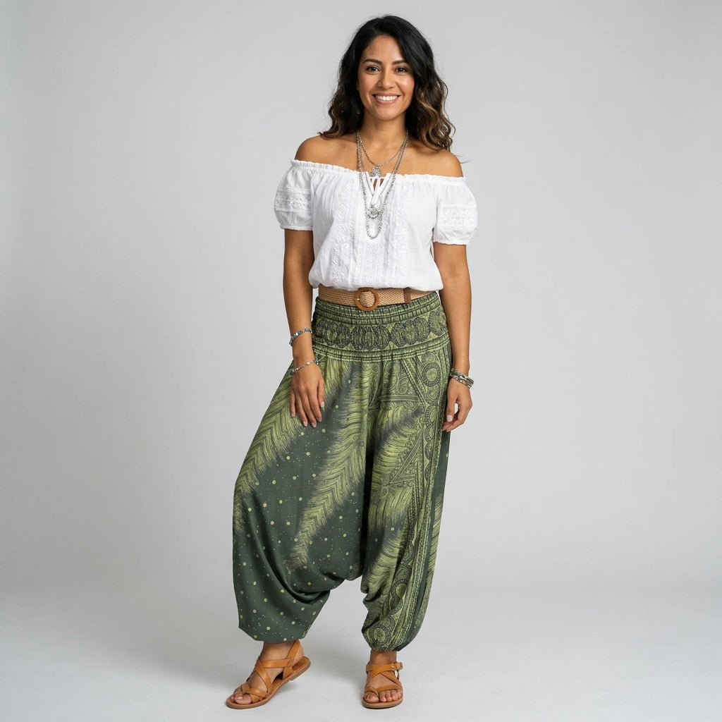Greta Pantalones Relax Boho