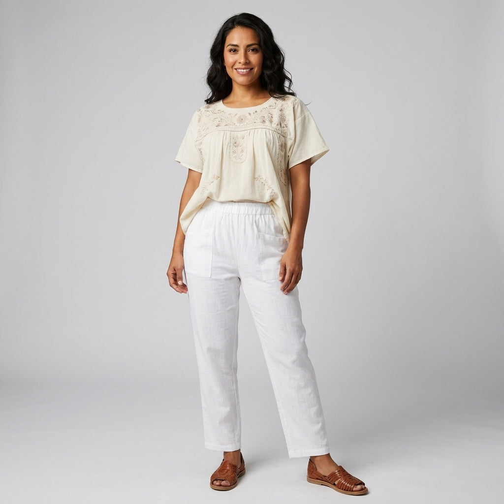 Pantalones holgados para mujer