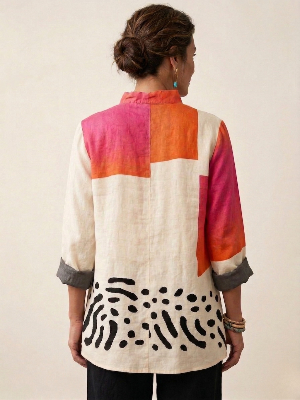 Martina™ | Blusa de Lino Premium