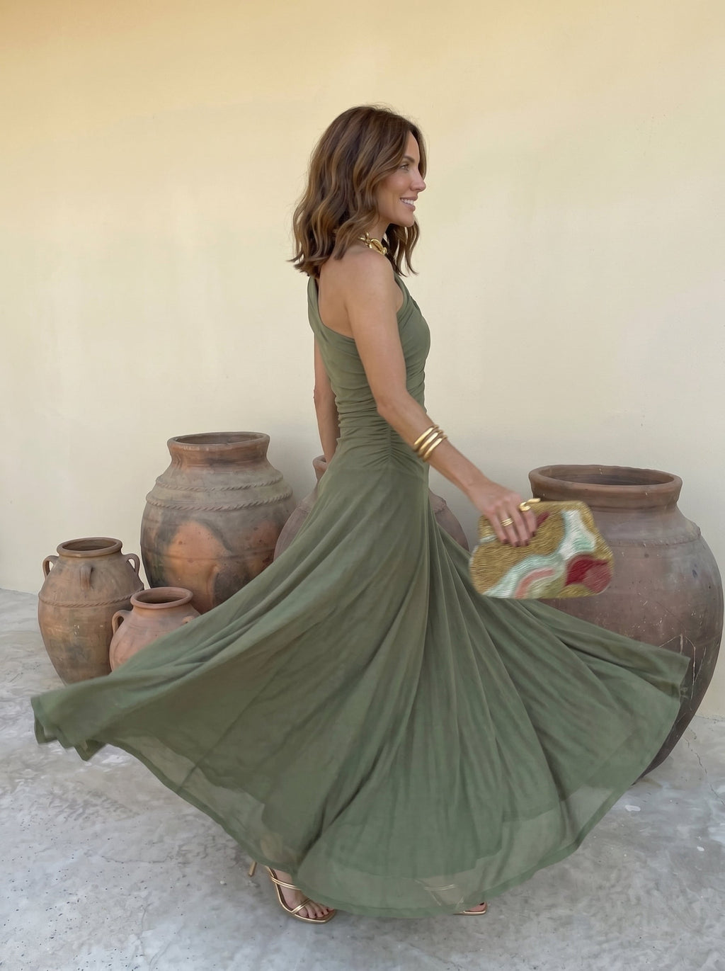 Vestido Toledo en verde