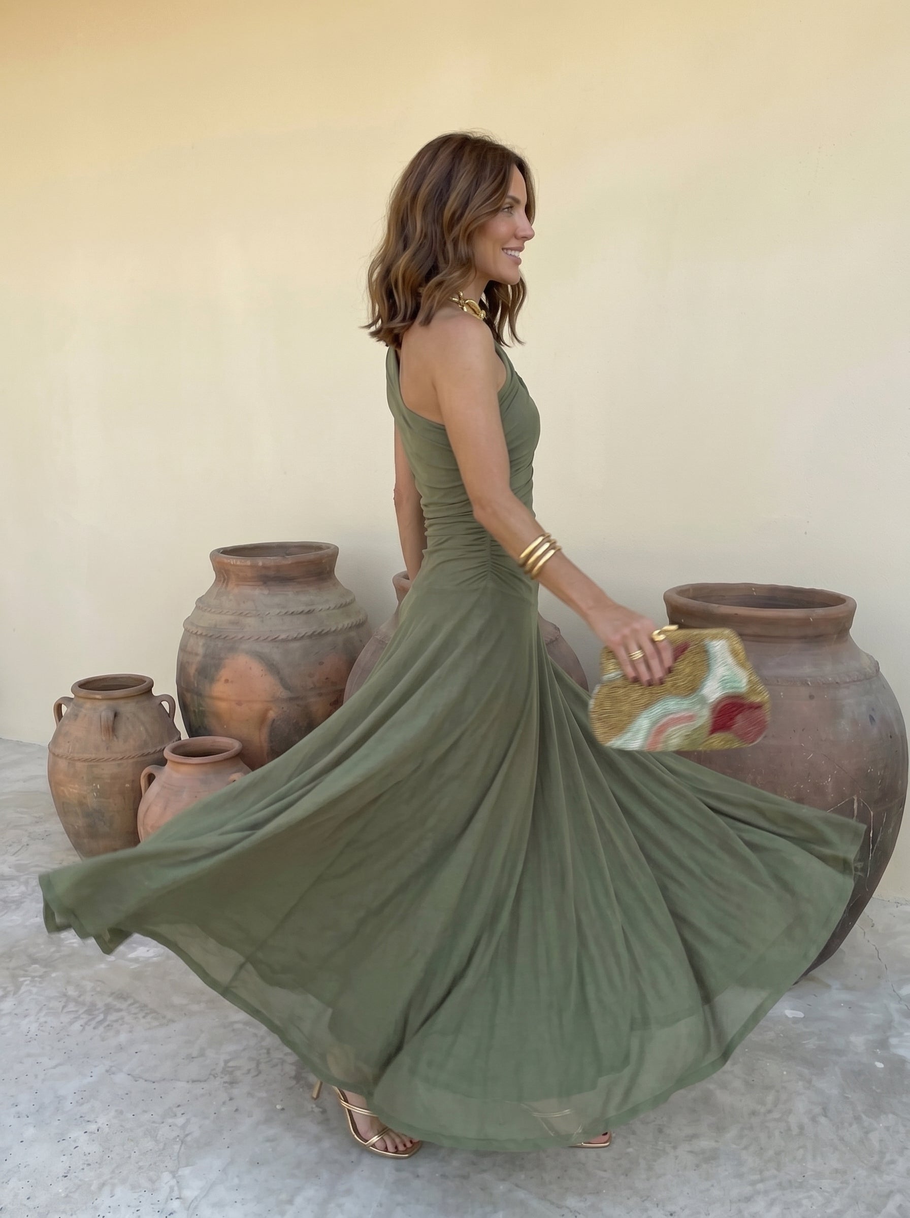 Vestido Toledo en verde