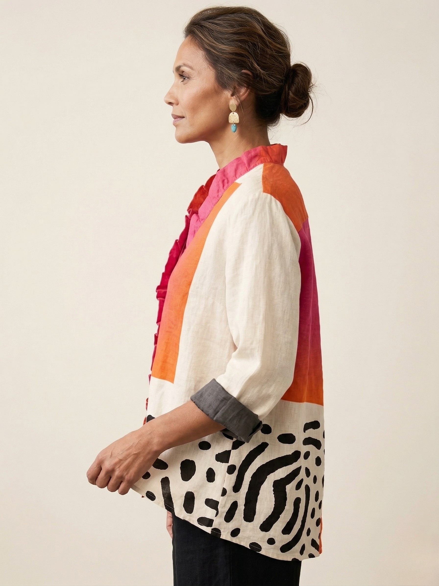 Martina™ | Blusa de Lino Premium