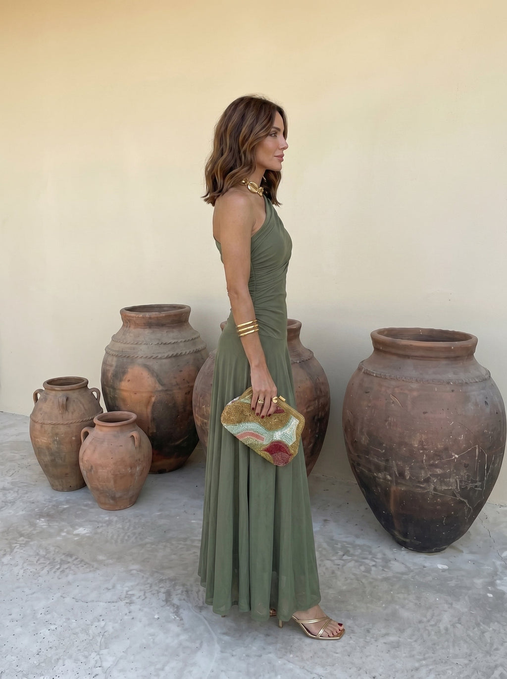 Vestido Toledo en verde